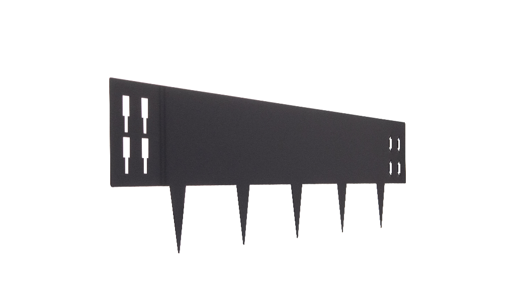 Black Steel Garden Edging