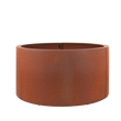 Corten Steel Planter Round 60x30