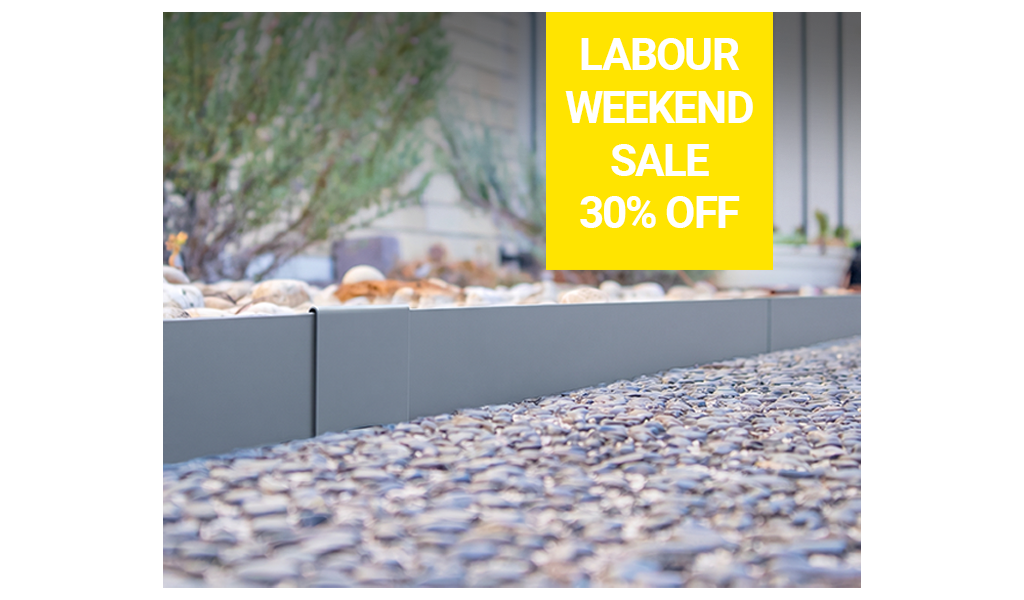 Grey Steel Garden Edging & Covers