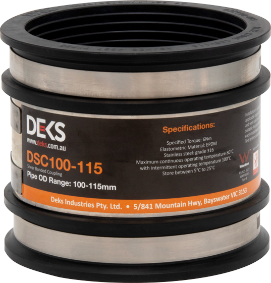 Wesbite Name: Deks Shear Banded Couplings & Bushes